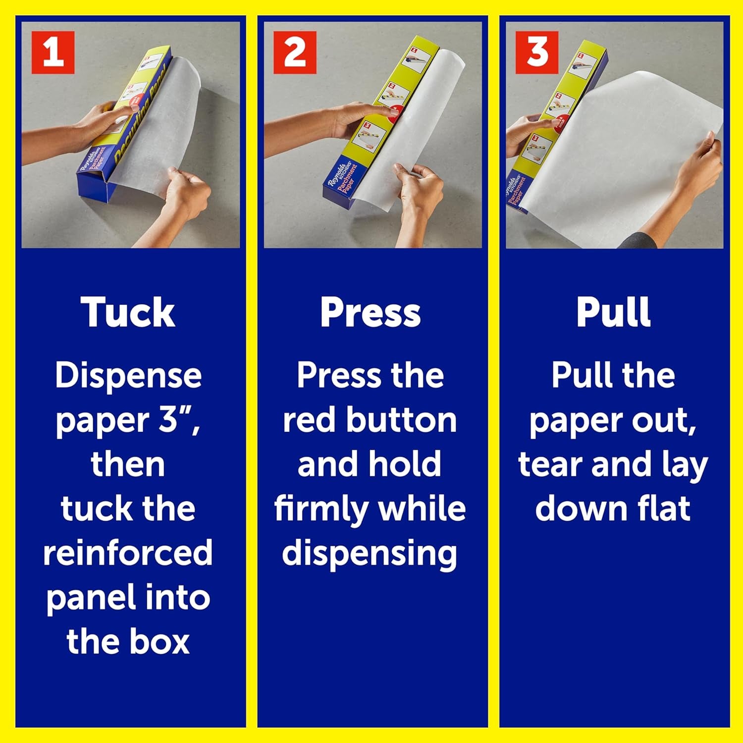 Kitchens Stay Flat Parchment Paper with Smartgrid, 45 Square Feet