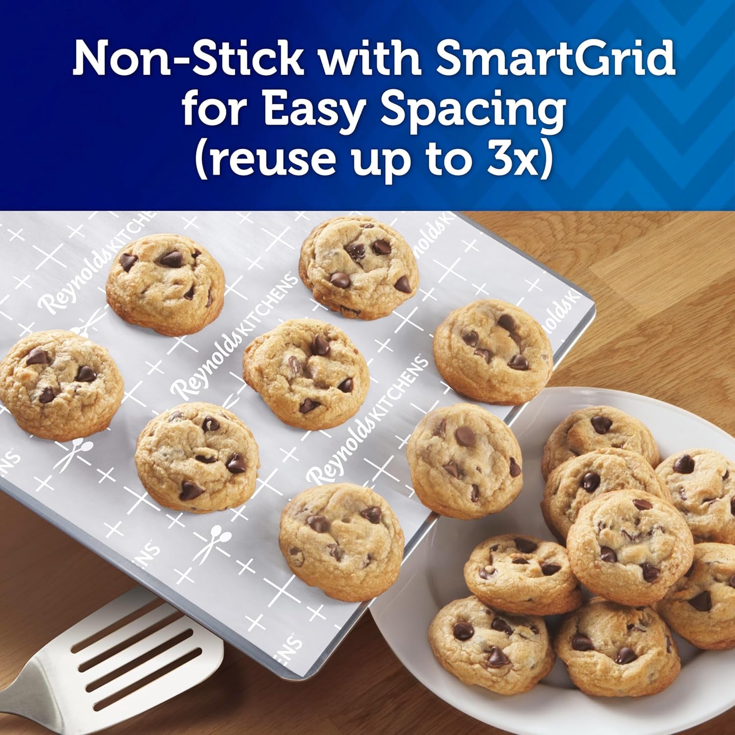 Kitchens Stay Flat Parchment Paper with Smartgrid, 45 Square Feet