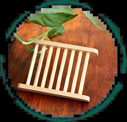 Bamboo Soap Bar Dish. Eco-Friendly