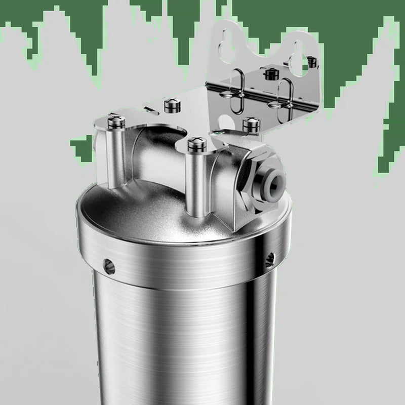 Stainless Steel Undersink Water Filtration System with Dedicated Faucet