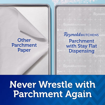 Kitchens Stay Flat Parchment Paper with Smartgrid, 45 Square Feet